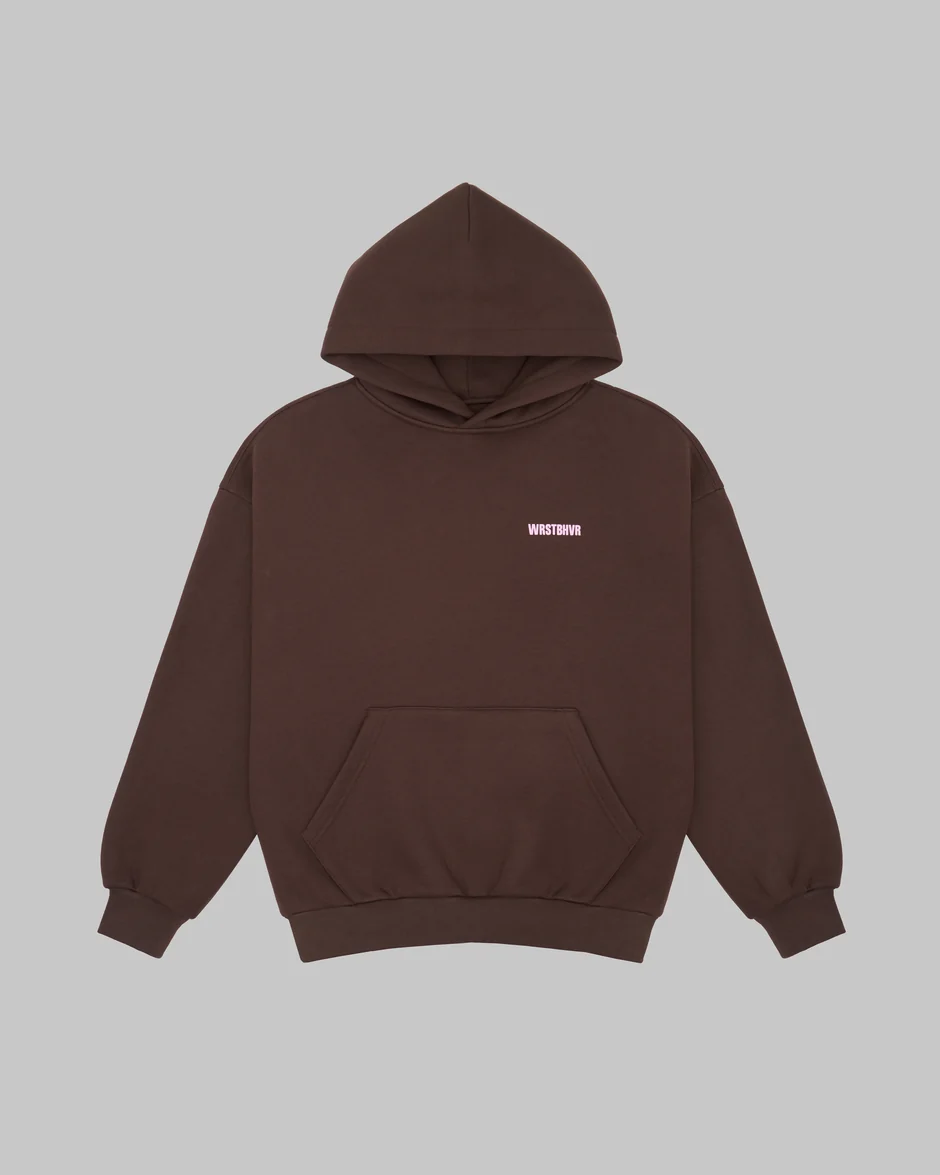 STUDIO V14 HOODIE BROWN STUDIO V14 HOODIE BROWN